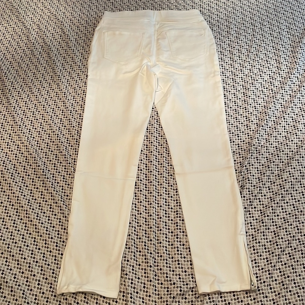 8 Martha Stewart Knit Denim Ankle Jeans FF32 6121 - Picture 3 of 6